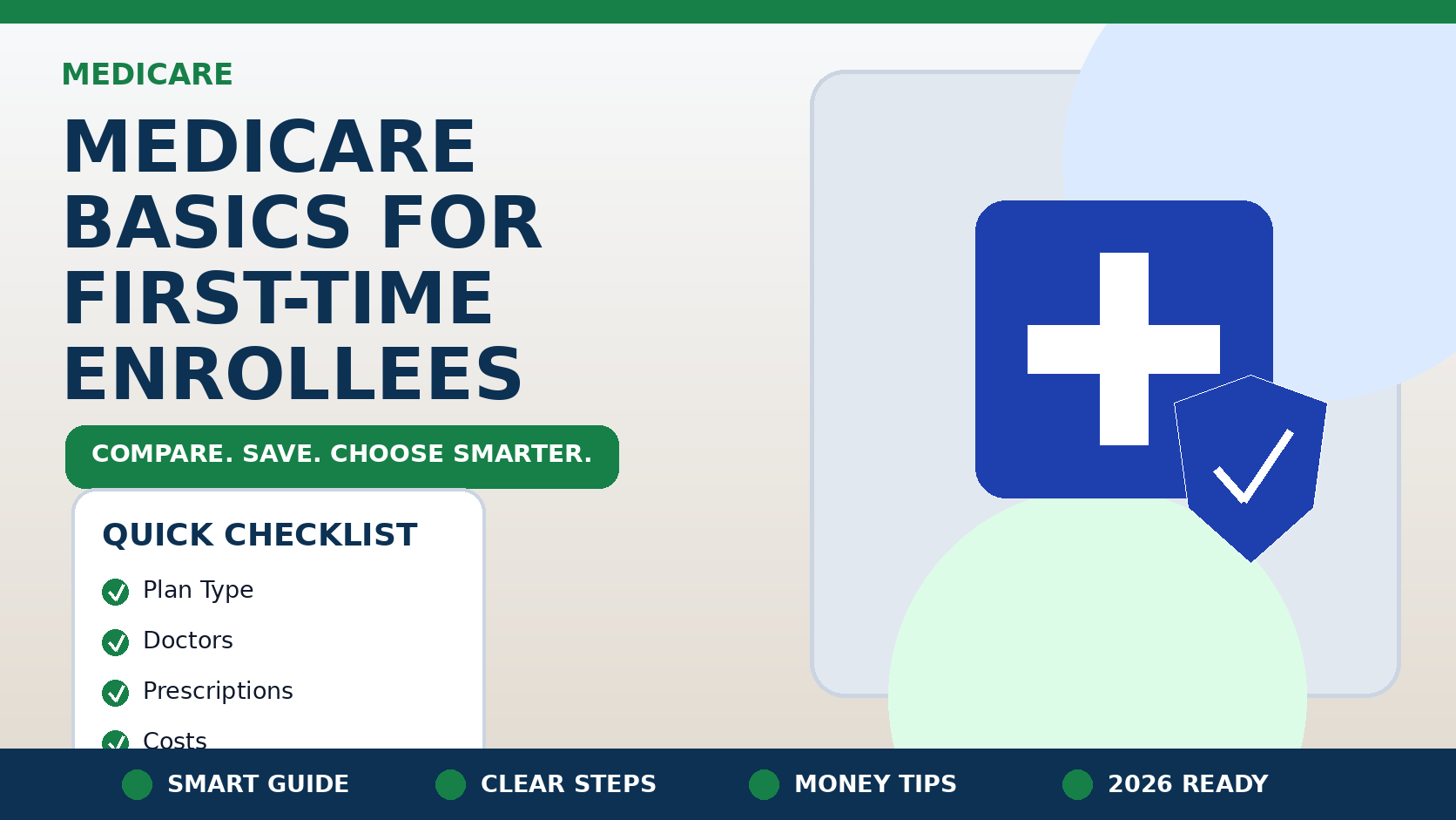 Medicare Basics for First-Time Enrollees