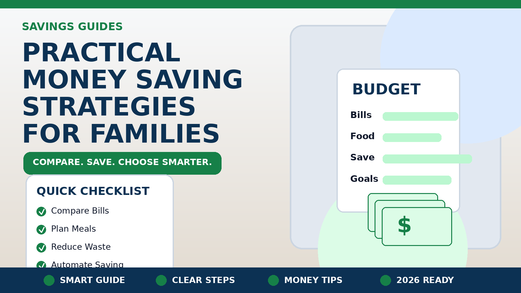 Practical Money Saving Strategies for Families
